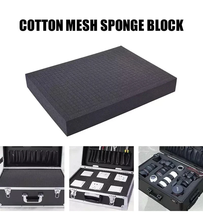 Pre-cutting Foam Insert High Density Pick Pluck Toolbox Foam For Hard Case And Flight Case Precorted Shadow Foams Grid Sponge