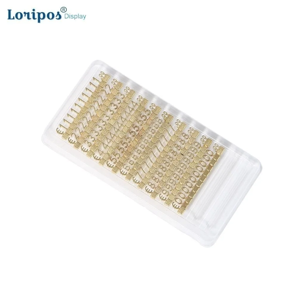 3D Metal Price Tag Price Display The Same Digital Price Cubes Jewelry Price Label Watch Iphone Tag Price In Euro Dollar