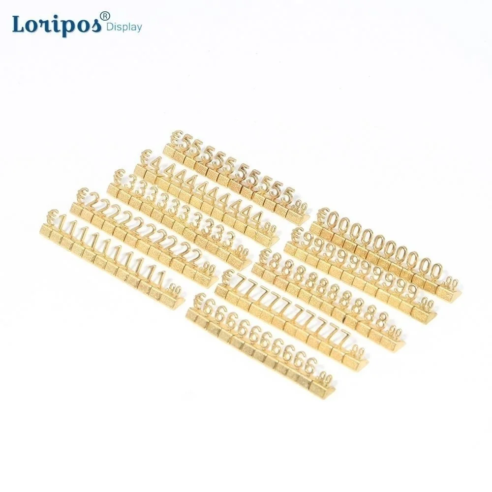 3D Metal Price Tag Price Display The Same Digital Price Cubes Jewelry Price Label Watch Iphone Tag Price In Euro Dollar