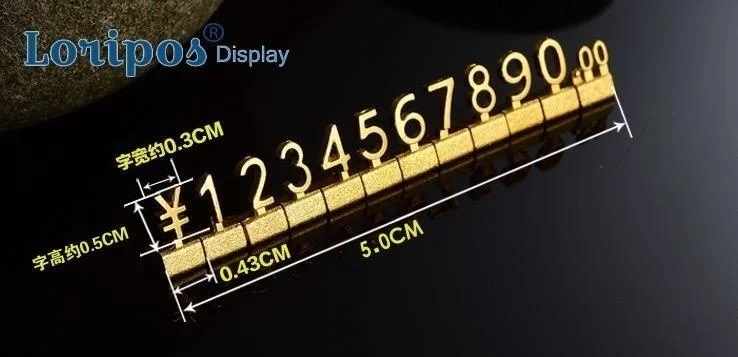 3D Metal Price Tag Price Display The Same Digital Price Cubes Jewelry Price Label Watch Iphone Tag Price In Euro Dollar