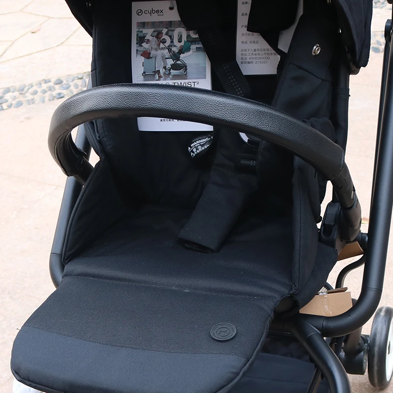 Leather Handle Cover Suitable For Cybex Eezy S Twist(+) 2 Stroller Pram Sleeve Case Armrest Cover Stroller Accessories