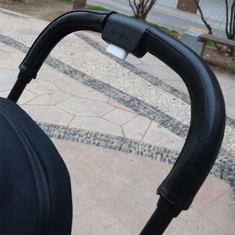 Leather Handle Cover Suitable For Cybex Eezy S Twist(+) 2 Stroller Pram Sleeve Case Armrest Cover Stroller Accessories