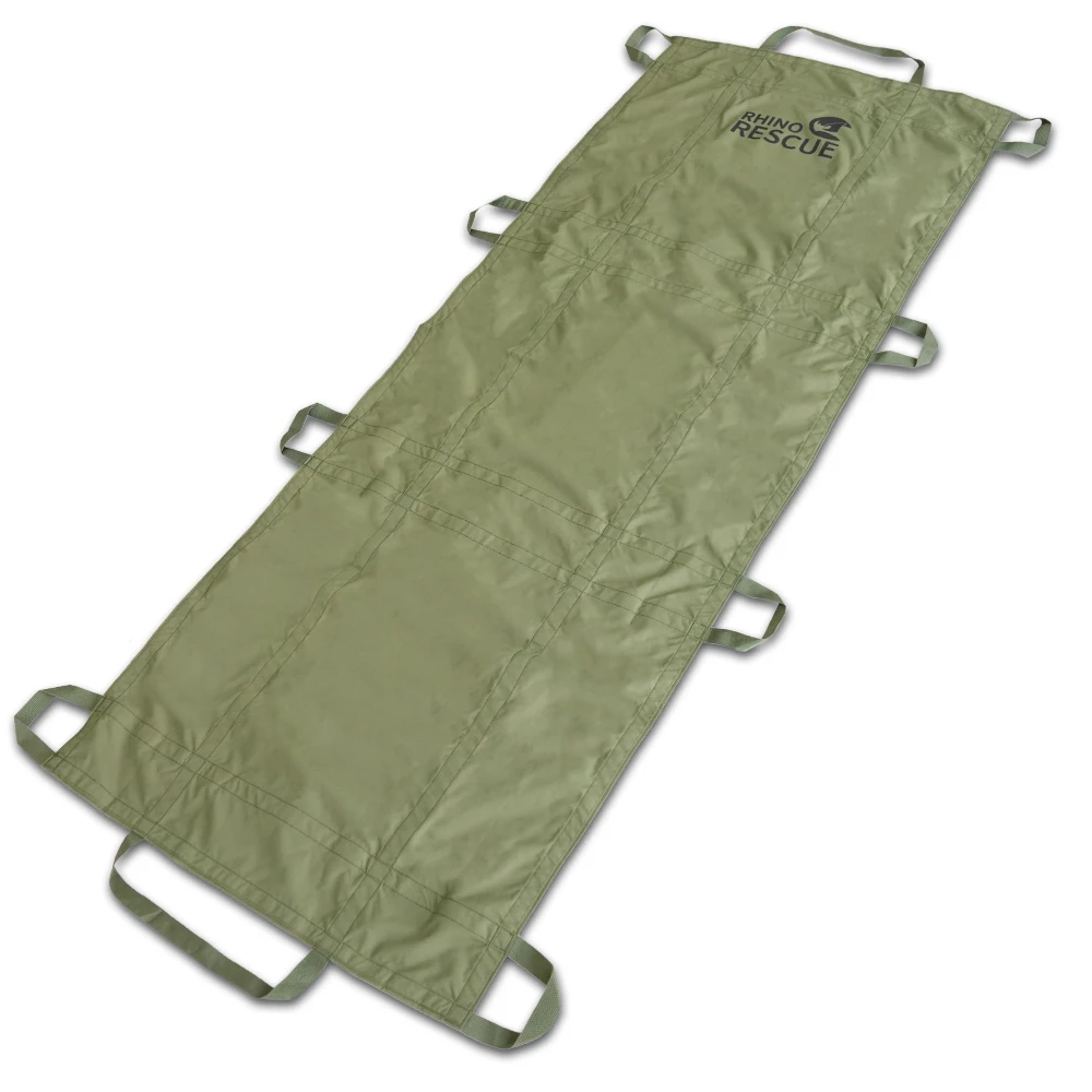 RHINO RESCUE Disposable Emergency Stretcher Portable Rescue Litter for Outdoor Camping First Aid Kit IFAK