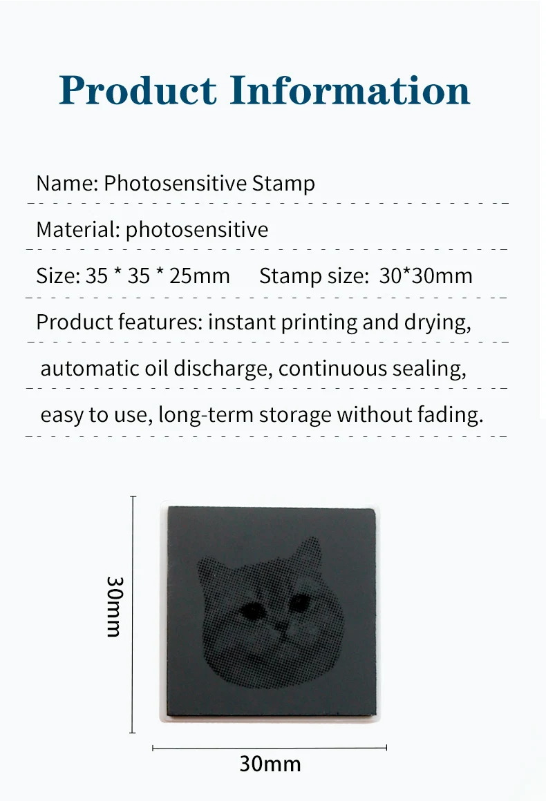 Custom-Made Pet Portrait Stamp DIY For Dog Figure Seal Personalized Cat Doggy Cuztomized Memento Chapter for Bookkeeping