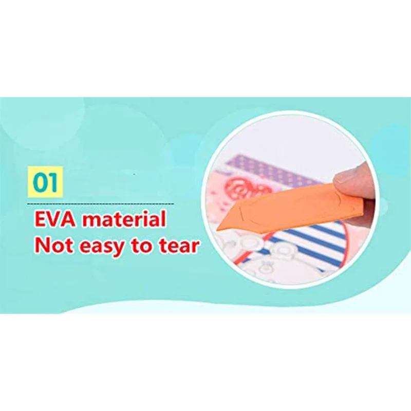20PCS 3D EVA Foam Sticker Puzzle DIY Game Cartoon Animal Early Learning Education Toys for Children Birthday Gift Multi-patterns