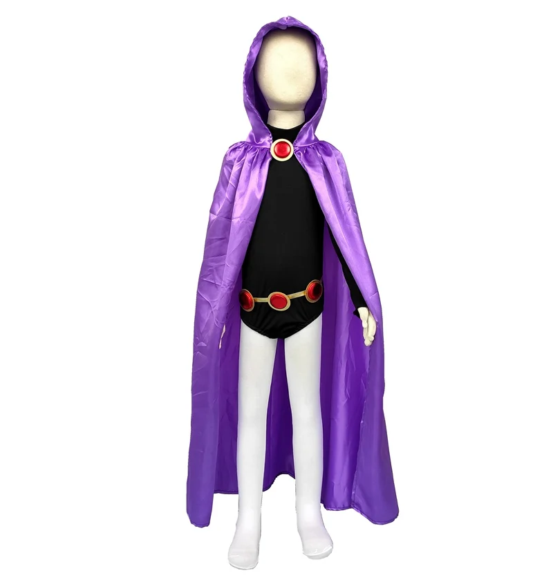 Deluxe Kids&Adult Girls Dress Titan Raven Costume for Cosplay & Halloween 4pcs/1set birthday party costume prince costume