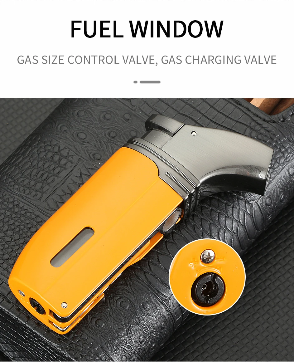 GALINER Puro Travel Ashtray Home Torch Jet Flame Cigar Lighter Smoking Accessories Tobacco Cigar Cutter Charuto Gadgets