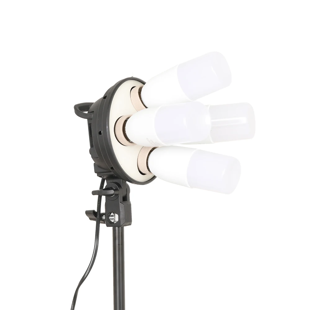 30/40W Led Column Photography Light Covered Aluminum 5600k Continuous Energy Saving For E27 Base Photographic Lighting Plastic