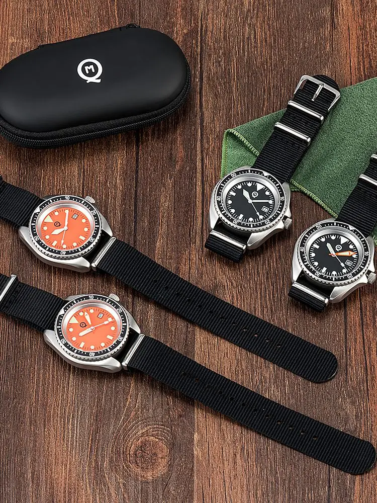QIMEI Classic Design US Special Forces UDT Military Army Sport Men's Wrist Outdoor Japan Mov't 30ATM Diver Watch SM8016B Matte