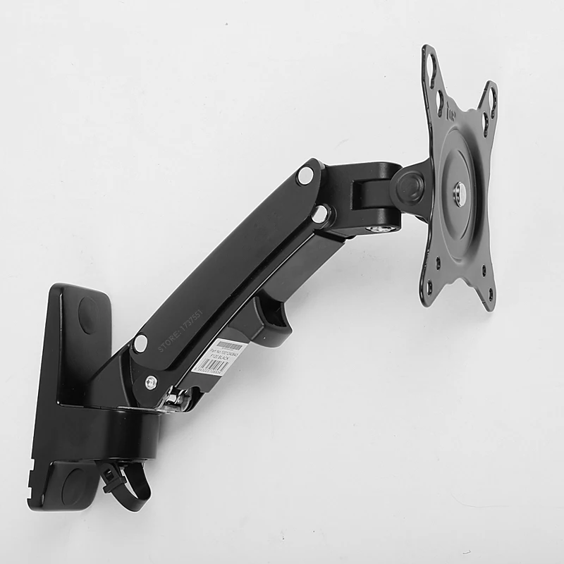 NB F120 17-27' Aluminum GS Gas Spring 360 Rotate Full Motion TV Wall Mount Bracket LCD Monitor Wall Mount Stand Screen Holder