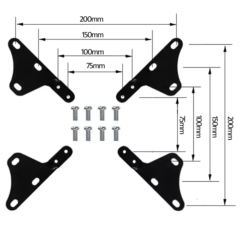 NB F120 17-27' Aluminum GS Gas Spring 360 Rotate Full Motion TV Wall Mount Bracket LCD Monitor Wall Mount Stand Screen Holder