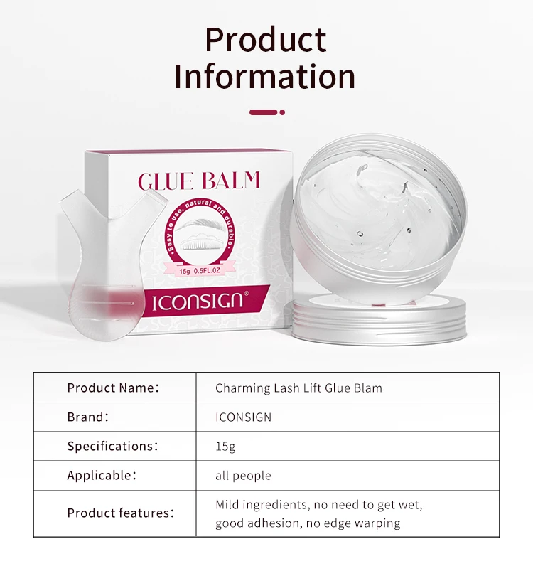 Lash Lift Glue Balm Brow Lifting 10 Seconds Fixing Waterproof Eyes Make Up Tools Customize Your Logo