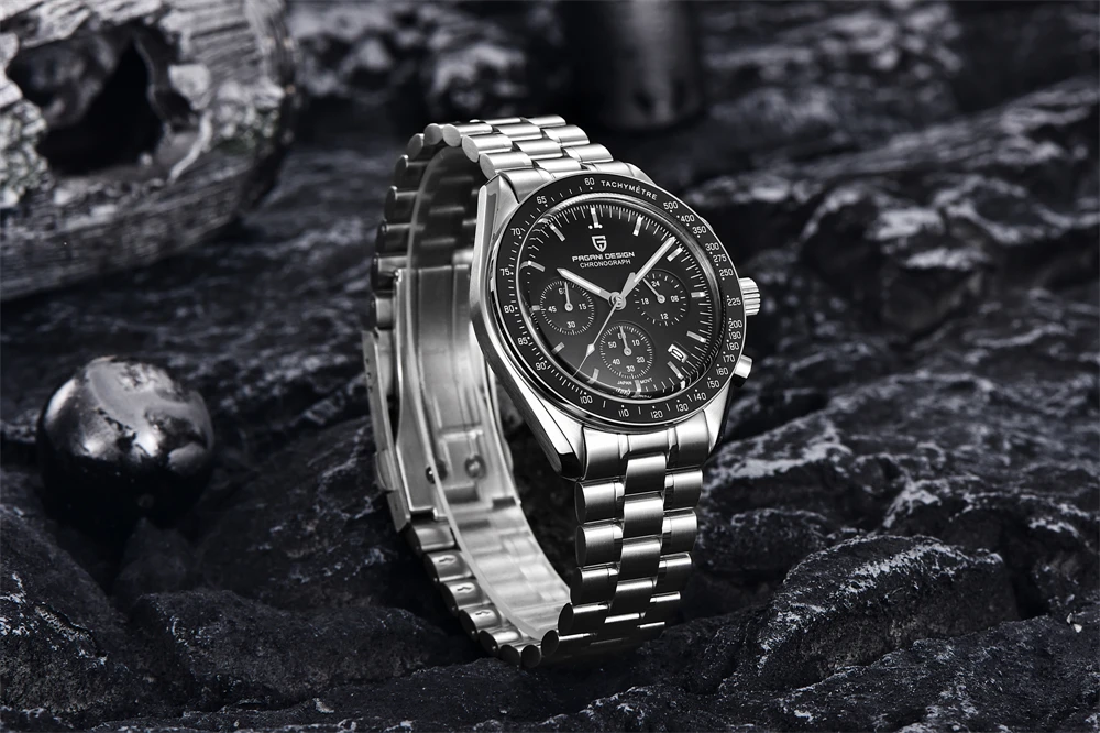 PAGANI DESIGN 2026 New Moon Watch For Men Quartz Multifunction Chronograph Sports Mens Watches Top Brand Luxury Sapphire Mirror
