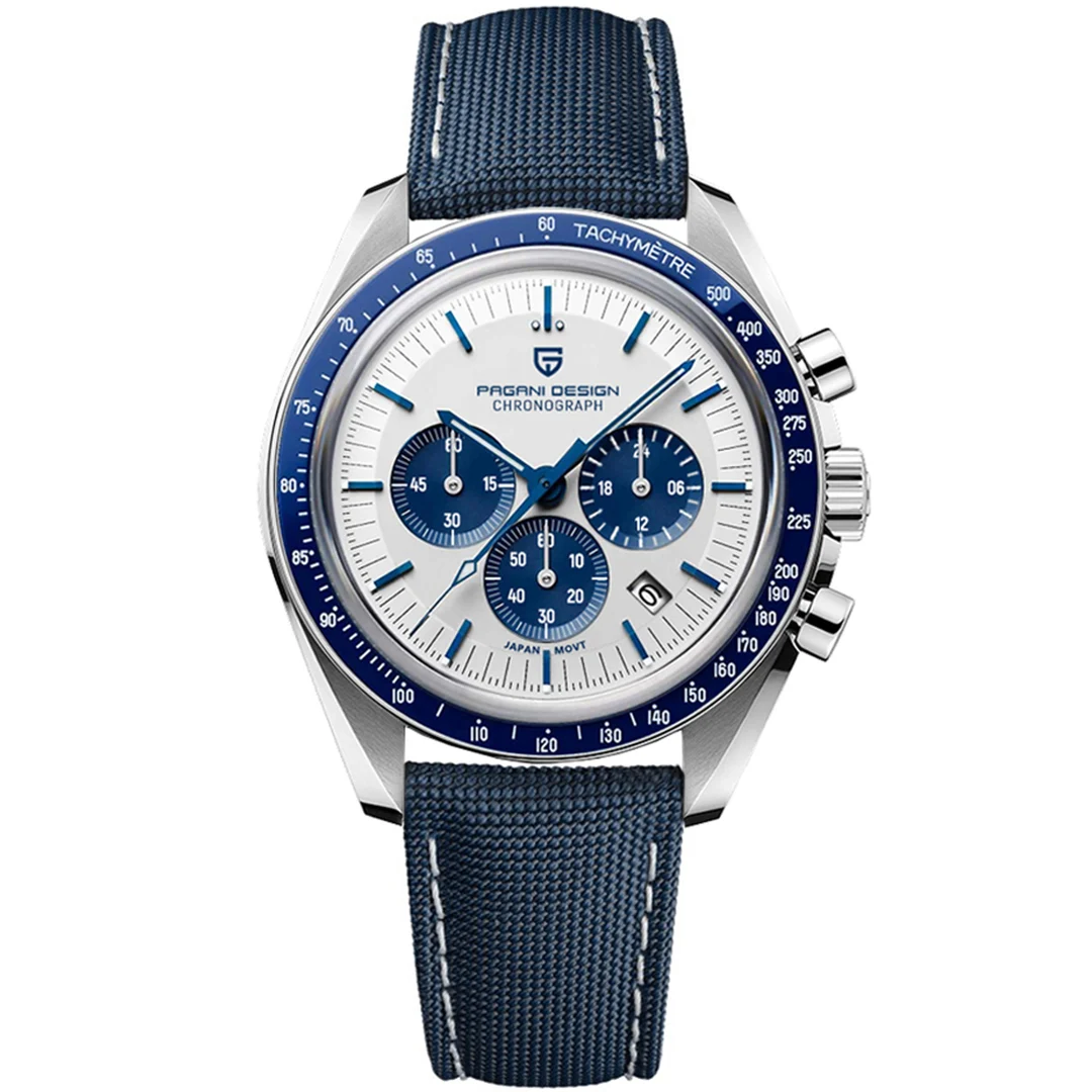 PAGANI DESIGN 2026 New Moon Watch For Men Quartz Multifunction Chronograph Sports Mens Watches Top Brand Luxury Sapphire Mirror