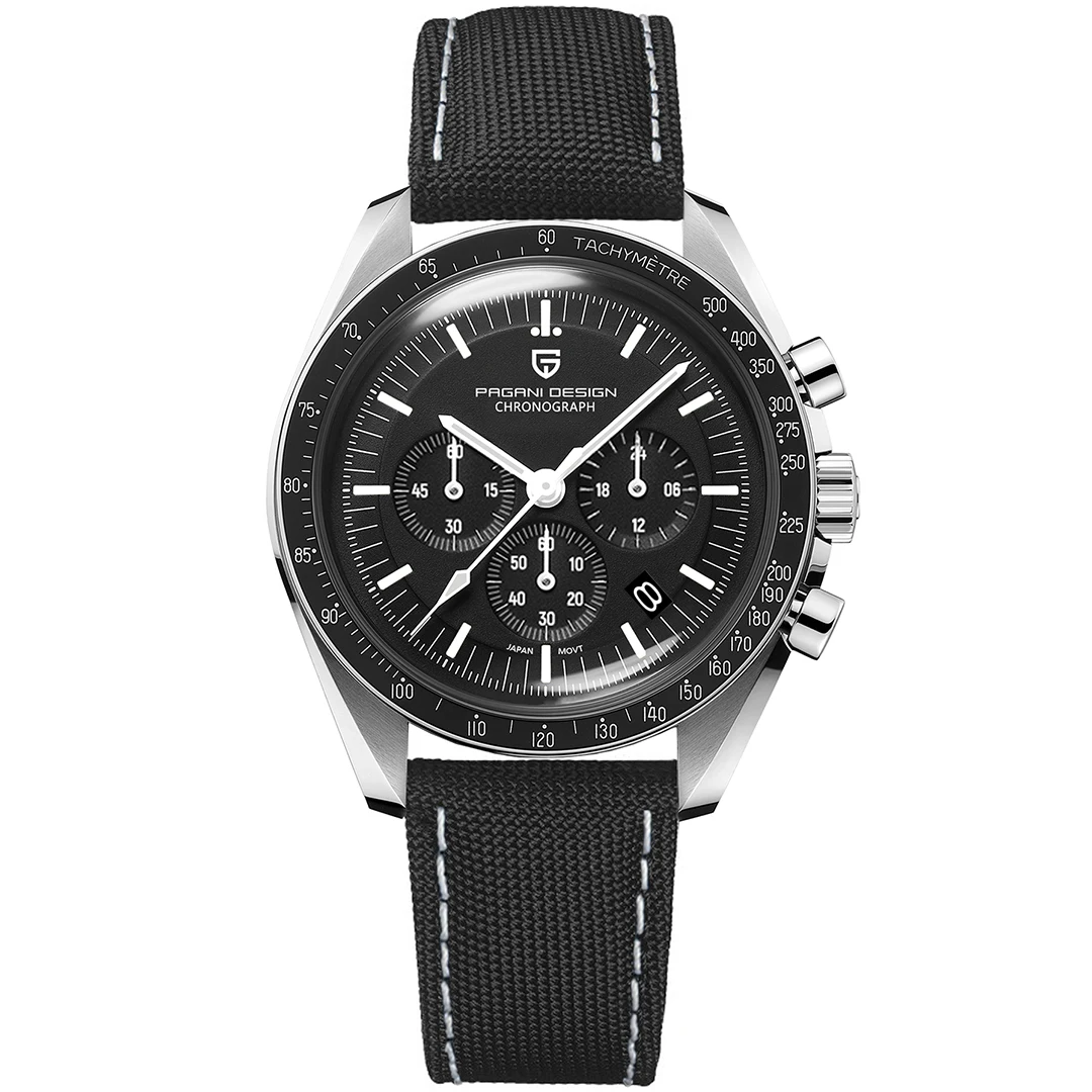 PAGANI DESIGN 2026 New Moon Watch For Men Quartz Multifunction Chronograph Sports Mens Watches Top Brand Luxury Sapphire Mirror
