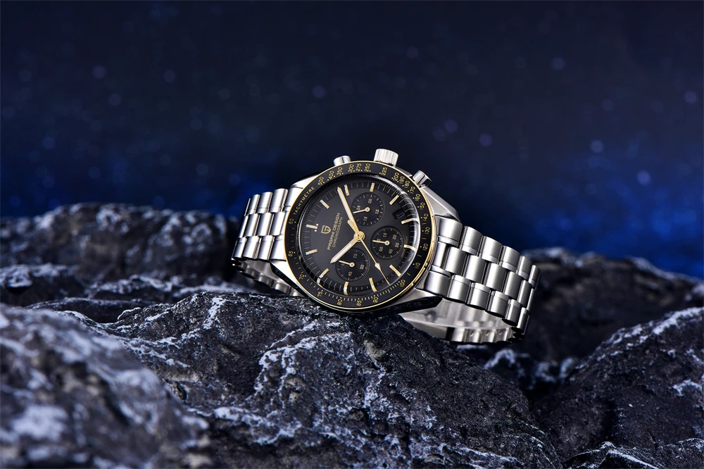 PAGANI DESIGN 2026 New Moon Watch For Men Quartz Multifunction Chronograph Sports Mens Watches Top Brand Luxury Sapphire Mirror