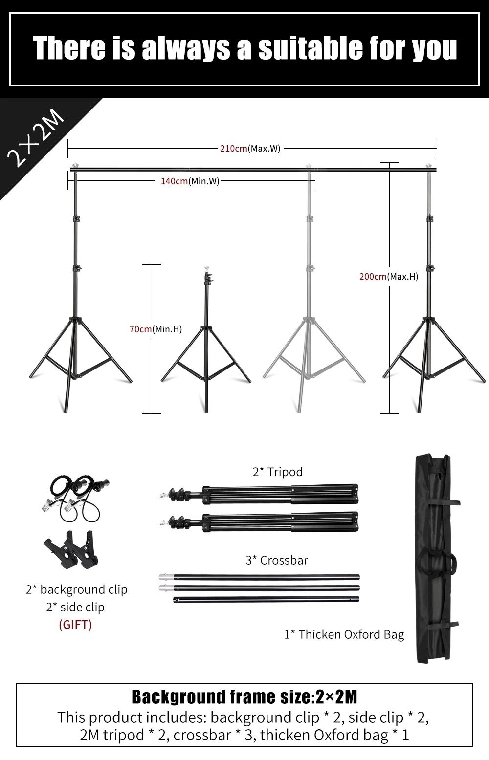 2X2M 2X3M 2.6X3M Background Stand Photography Photo Studio Green Screen Backdrops Chromakey Support System Frame Chroma Video