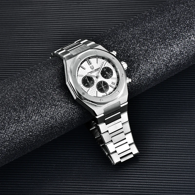 PAGANI DESIGN PD1707 Men's Quartz Watches 40MM Stainless Steel Sapphire Glass Top Brand Watch Gift for Men Reloj Hombre 2024 New