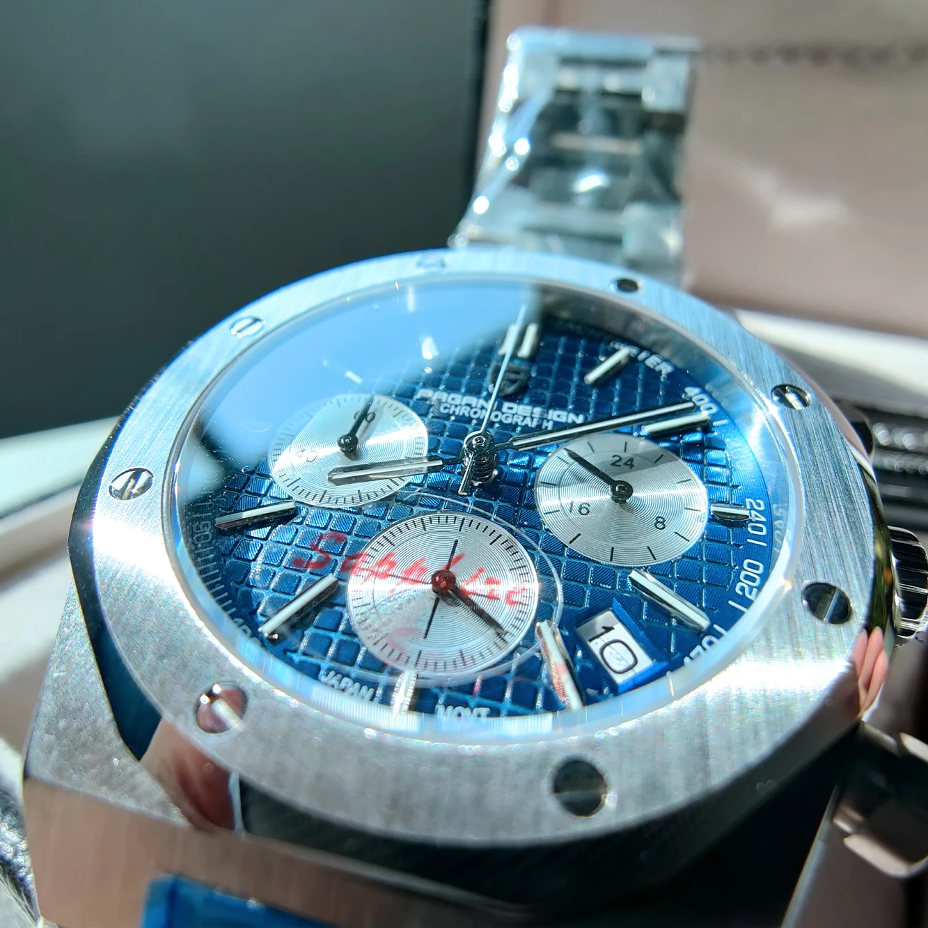 PAGANI DESIGN PD1707 Men's Quartz Watches 40MM Stainless Steel Sapphire Glass Top Brand Watch Gift for Men Reloj Hombre 2024 New