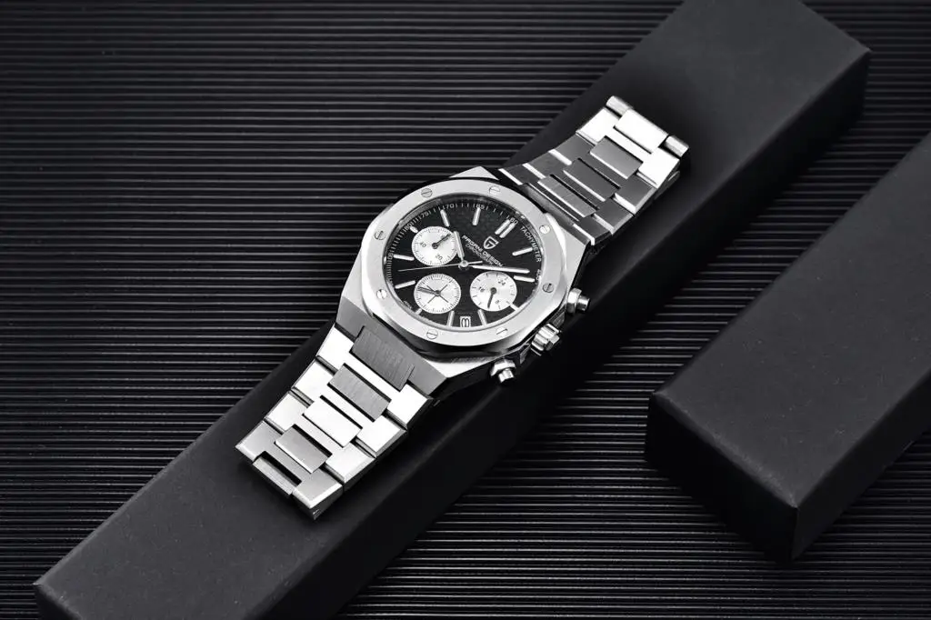 PAGANI DESIGN PD1707 Men's Quartz Watches 40MM Stainless Steel Sapphire Glass Top Brand Watch Gift for Men Reloj Hombre 2024 New
