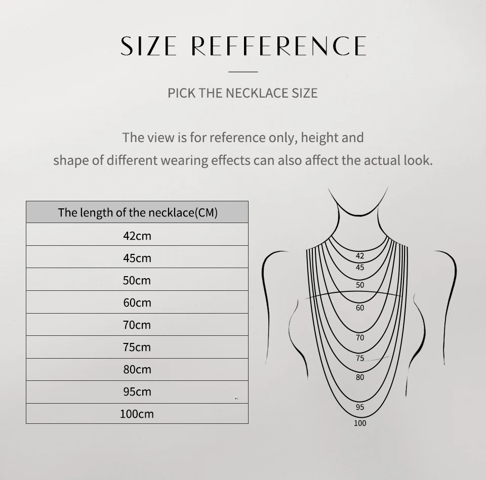 ATTAGEMS 925 Silver Necklace Pendant Round Cut 1.0ct D Color White Moissanite Pass Diamond Test for Women Elegant Necklace