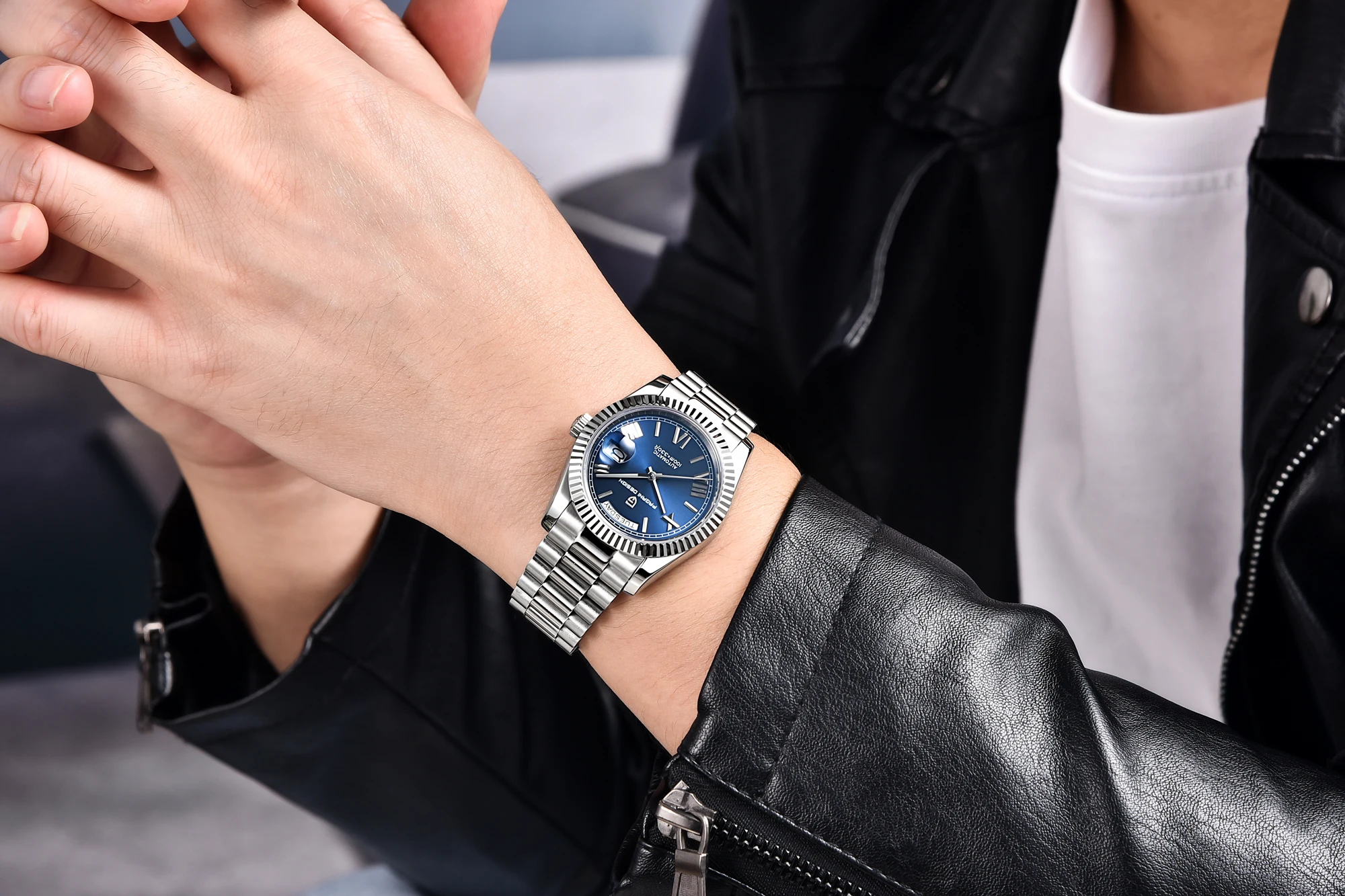 PAGANI DESIGN DD36 Men's Watches Luxury Automatic Watch Men AR Sapphire Glass Mechanical Wristwatch Men 10Bar ST16 Movt 2023 New