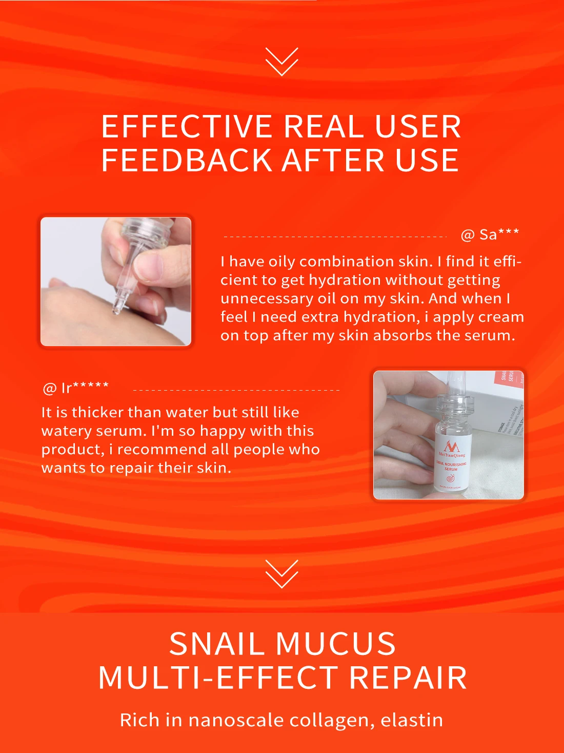 Pore Ampoule Snail 100% Essence Hyaluronic Acid Shrink Pores Original Solution Moisturizing Essence Rejuvenating Essence