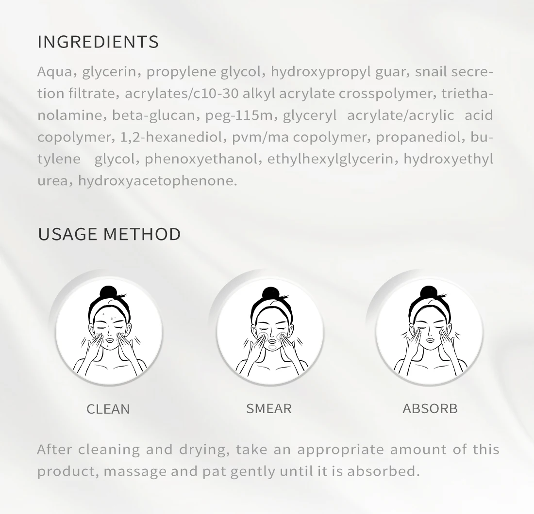 Pore Ampoule Snail 100% Essence Hyaluronic Acid Shrink Pores Original Solution Moisturizing Essence Rejuvenating Essence