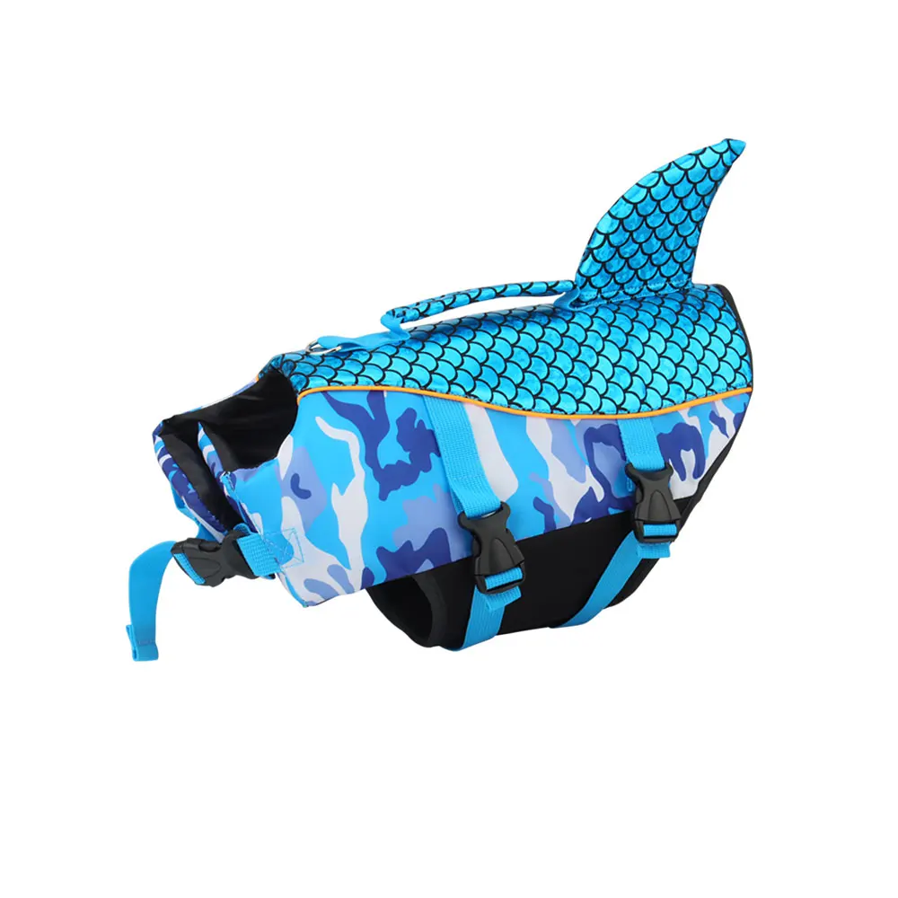 Shiny Dog Swimming Wear Safety Clothes Vest Swimming Suit Outdoor Pet Dog Float Life Jacket Vest XS-2XL
