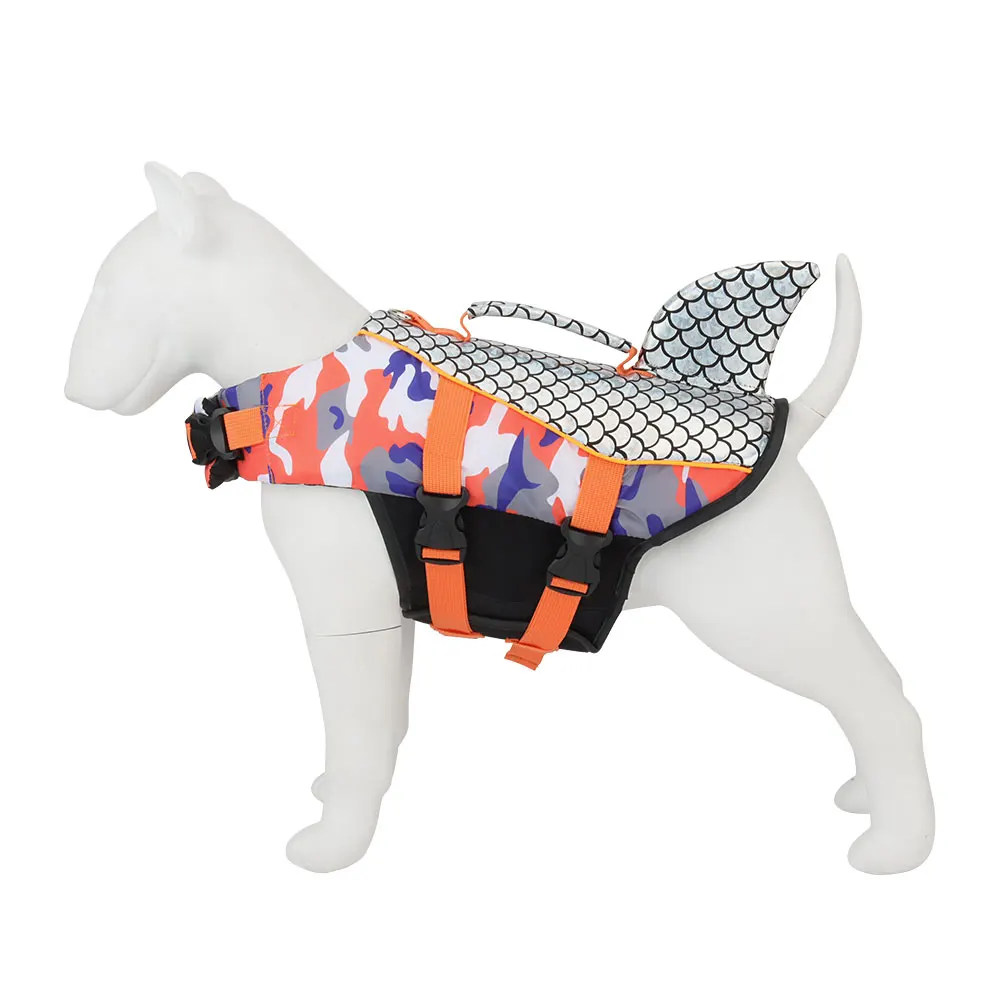 Shiny Dog Swimming Wear Safety Clothes Vest Swimming Suit Outdoor Pet Dog Float Life Jacket Vest XS-2XL