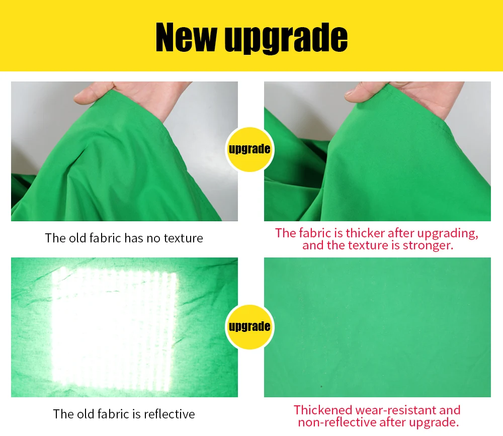 SH 240x400cm Background Stand Frame With Photography Green Screen Backdrops Photography Background For Living Video Recording