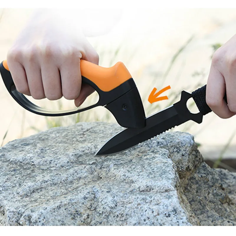 Taidea Portable Diamond Sharpener Handed Outdoor Professional Knife Sharpener 1708