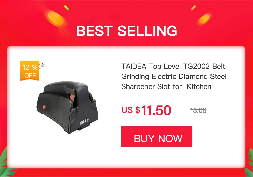 Taidea Portable Diamond Sharpener Handed Outdoor Professional Knife Sharpener 1708