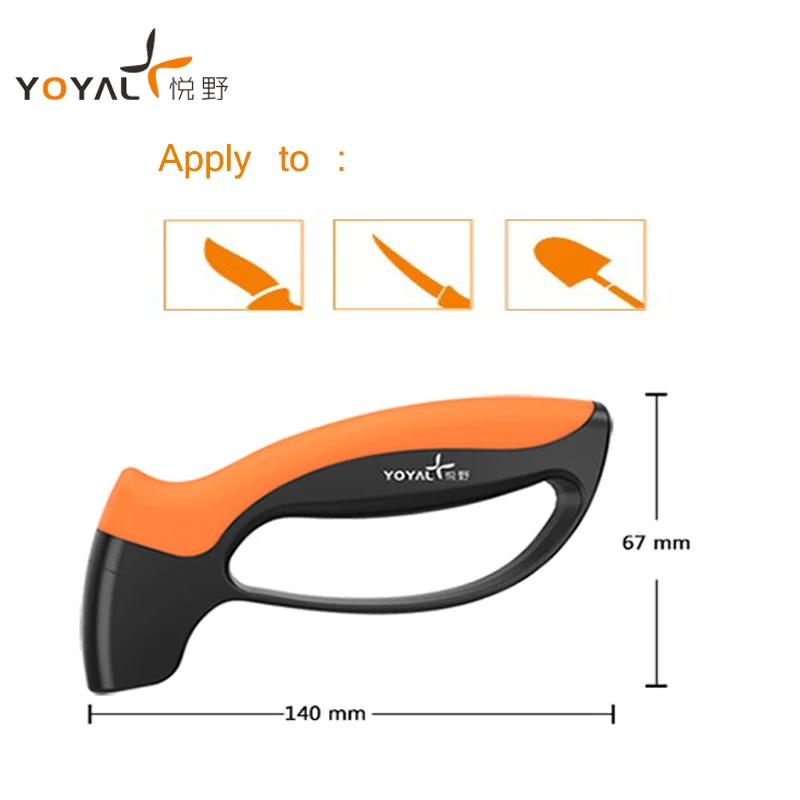 Taidea Portable Diamond Sharpener Handed Outdoor Professional Knife Sharpener 1708