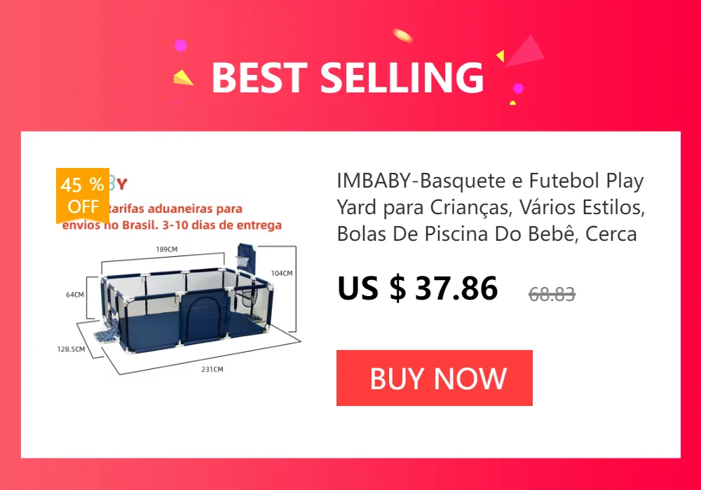IMBABY-Parque Infantil Grande Para Crianças, Cercadinhos De Bebê, Cercadinho Dos Desenhos Animados, Cerca De Atividade De Basque