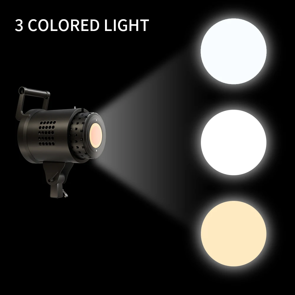 135W Photography LED COB Video Light  Daylight-Balanced Sun Lamp for Portrait Flash Studio Accessories Youtube Live