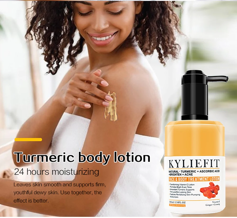 AILKE Organic Turmeric Skin Care Set, Brighten, Cleaning Skin, Remove Acne,Pimples, Whitening, Even Skin Tone, Improve Dry Skin
