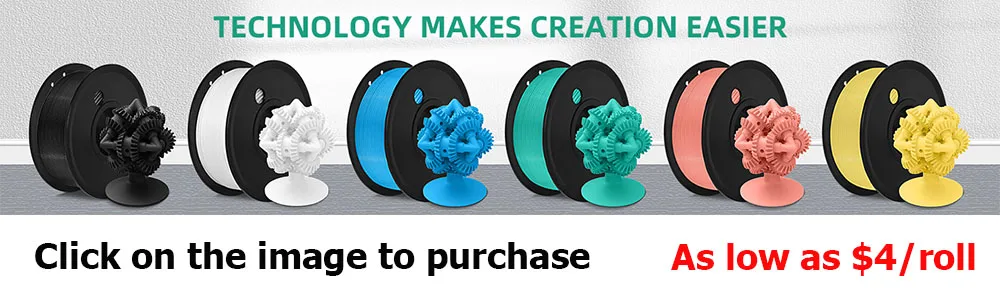 JAYO ABS/PLA META/PETG/SILK/TPU/Wood/ Rainbow/Marble 3D Printer Filament 1.75mm 10 Roll 3D Printing Materials for 3D Printer