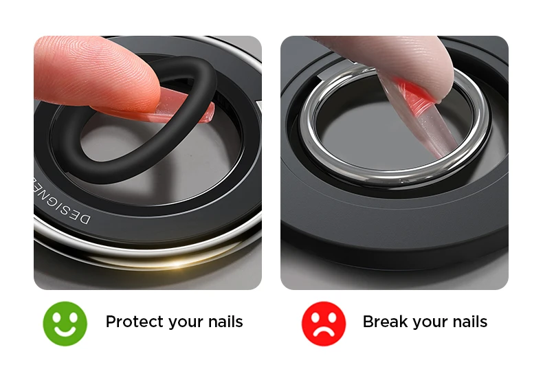 Joyroom Ring Phone Holder Colorful Magnetic Kickstand Silicone Ring Magnetic Phone Grip Holder Stand For iPhone 16 15 14 Pro Max