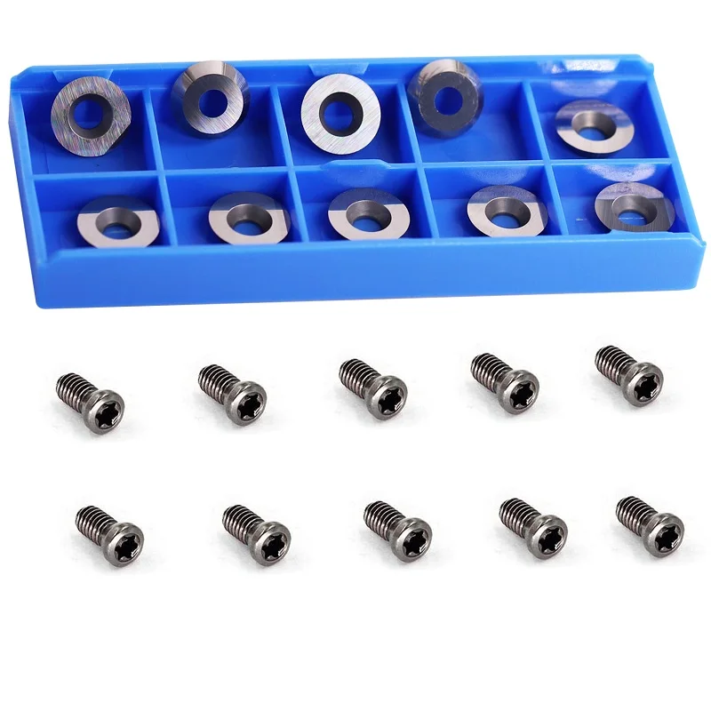 Square 30x12x1.5mm 1.18 inch Carbide Inserts Cutter Blades 2 Edges for Woodworking Groove Helical Planer
