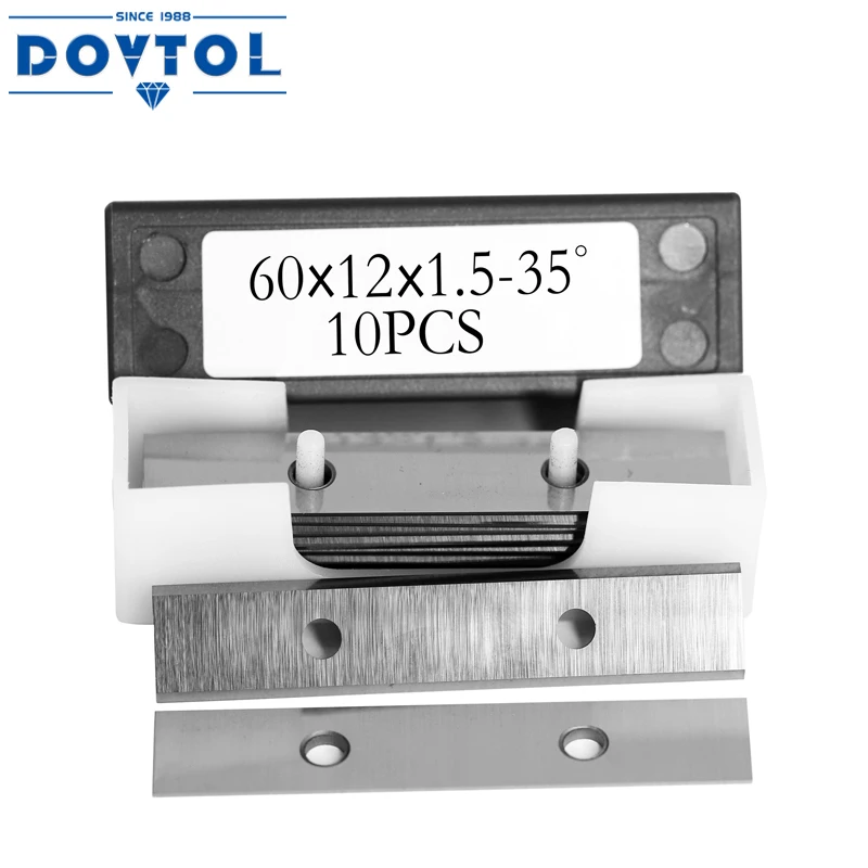 Square 30x12x1.5mm 1.18 inch Carbide Inserts Cutter Blades 2 Edges for Woodworking Groove Helical Planer