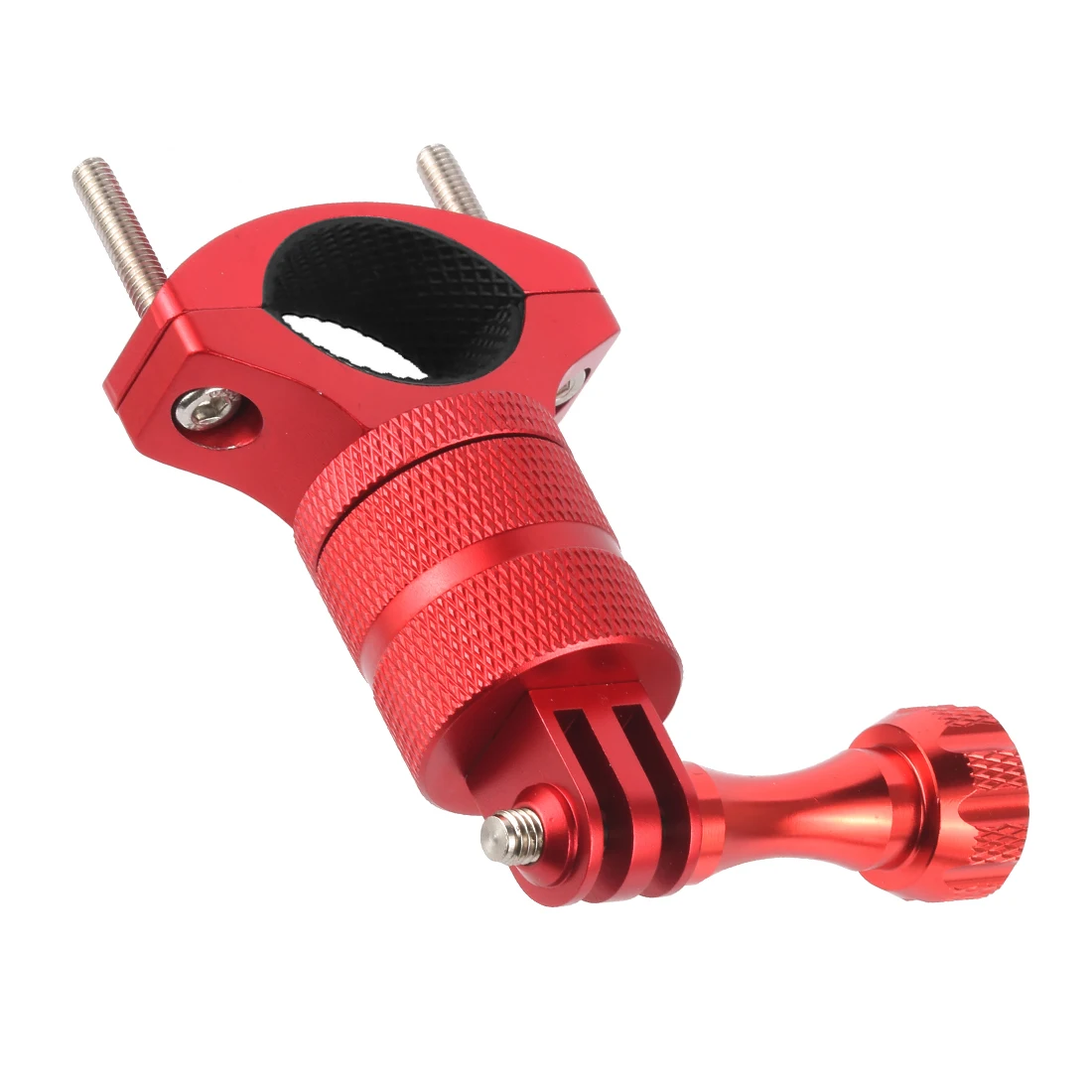 Bike Bicycle Camera Holder 360 Swivel Cycling Motorcycle Handlebar Stand Mount Clamp Metal for MTB for Gopro Action Camera Phone