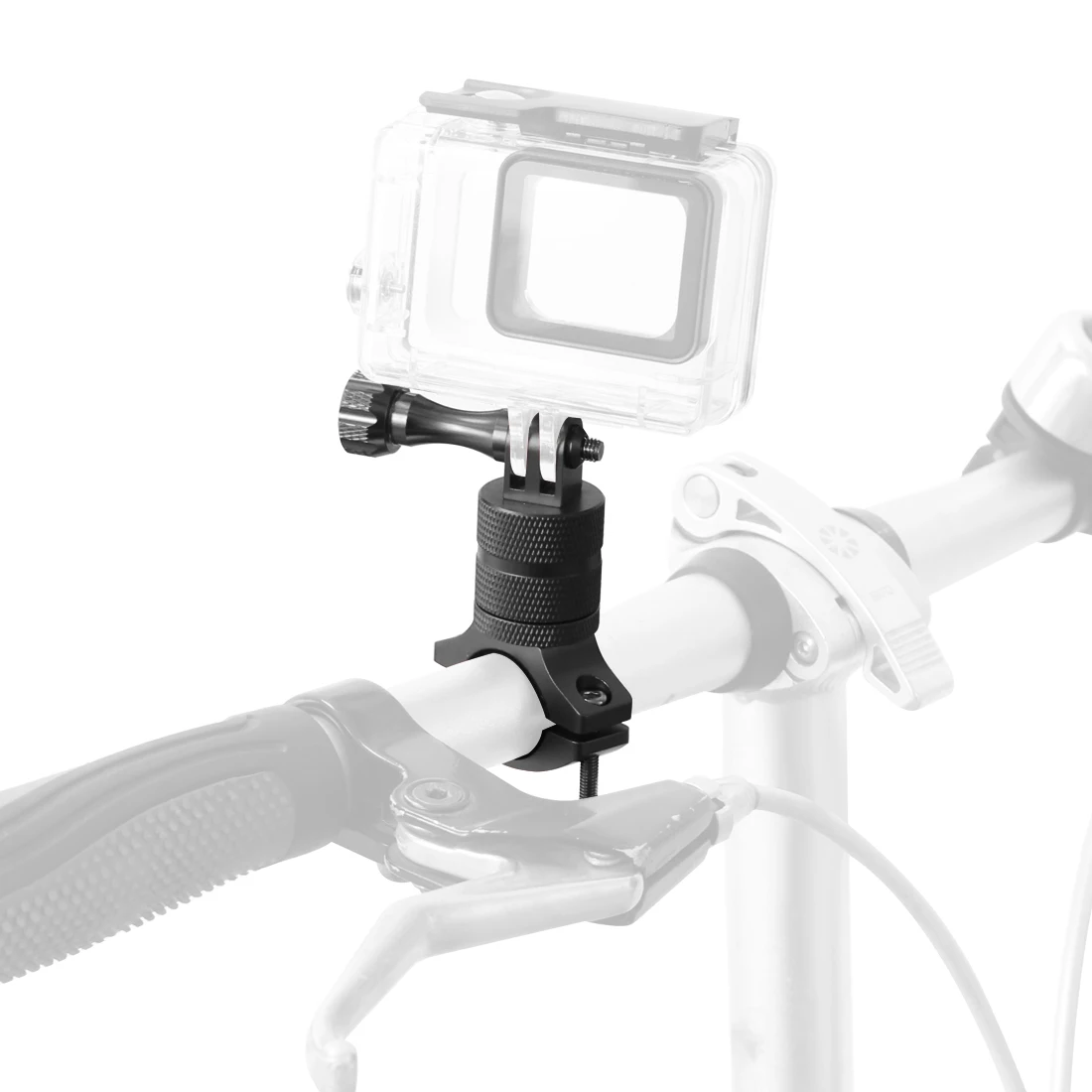Bike Bicycle Camera Holder 360 Swivel Cycling Motorcycle Handlebar Stand Mount Clamp Metal for MTB for Gopro Action Camera Phone