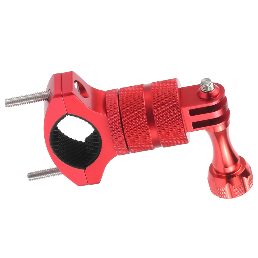 Bike Bicycle Camera Holder 360 Swivel Cycling Motorcycle Handlebar Stand Mount Clamp Metal for MTB for Gopro Action Camera Phone