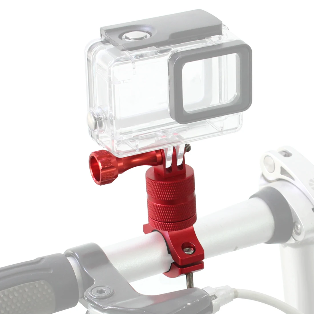 Bike Bicycle Camera Holder 360 Swivel Cycling Motorcycle Handlebar Stand Mount Clamp Metal for MTB for Gopro Action Camera Phone