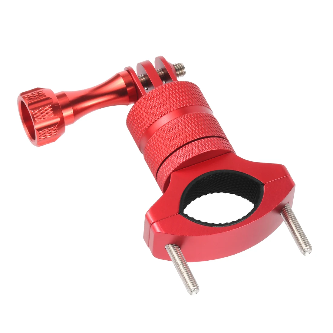 Bike Bicycle Camera Holder 360 Swivel Cycling Motorcycle Handlebar Stand Mount Clamp Metal for MTB for Gopro Action Camera Phone
