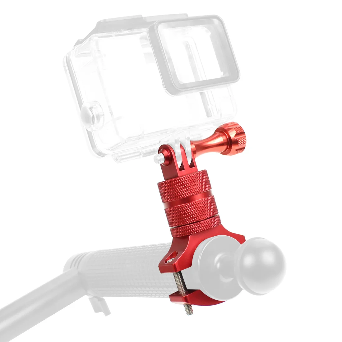 Bike Bicycle Camera Holder 360 Swivel Cycling Motorcycle Handlebar Stand Mount Clamp Metal for MTB for Gopro Action Camera Phone