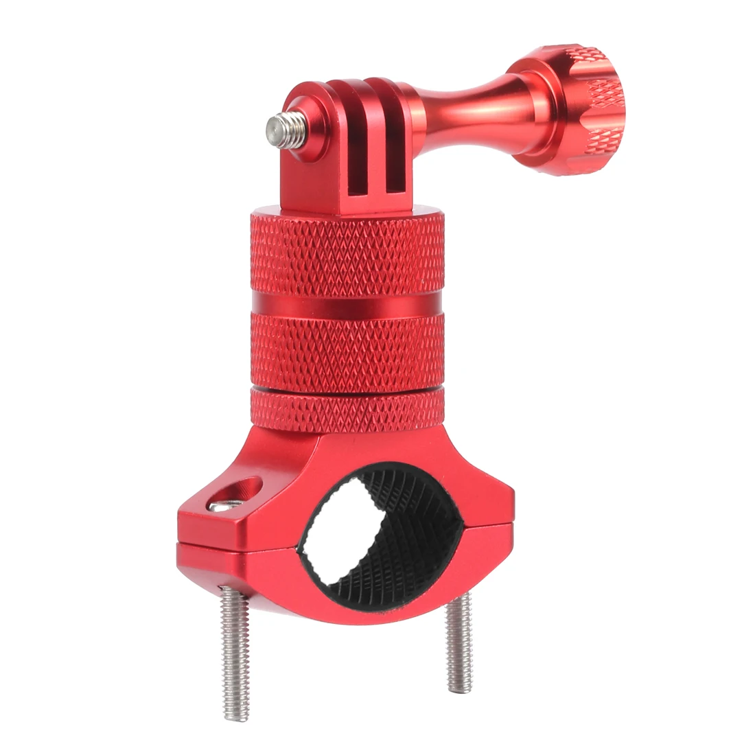 Bike Bicycle Camera Holder 360 Swivel Cycling Motorcycle Handlebar Stand Mount Clamp Metal for MTB for Gopro Action Camera Phone