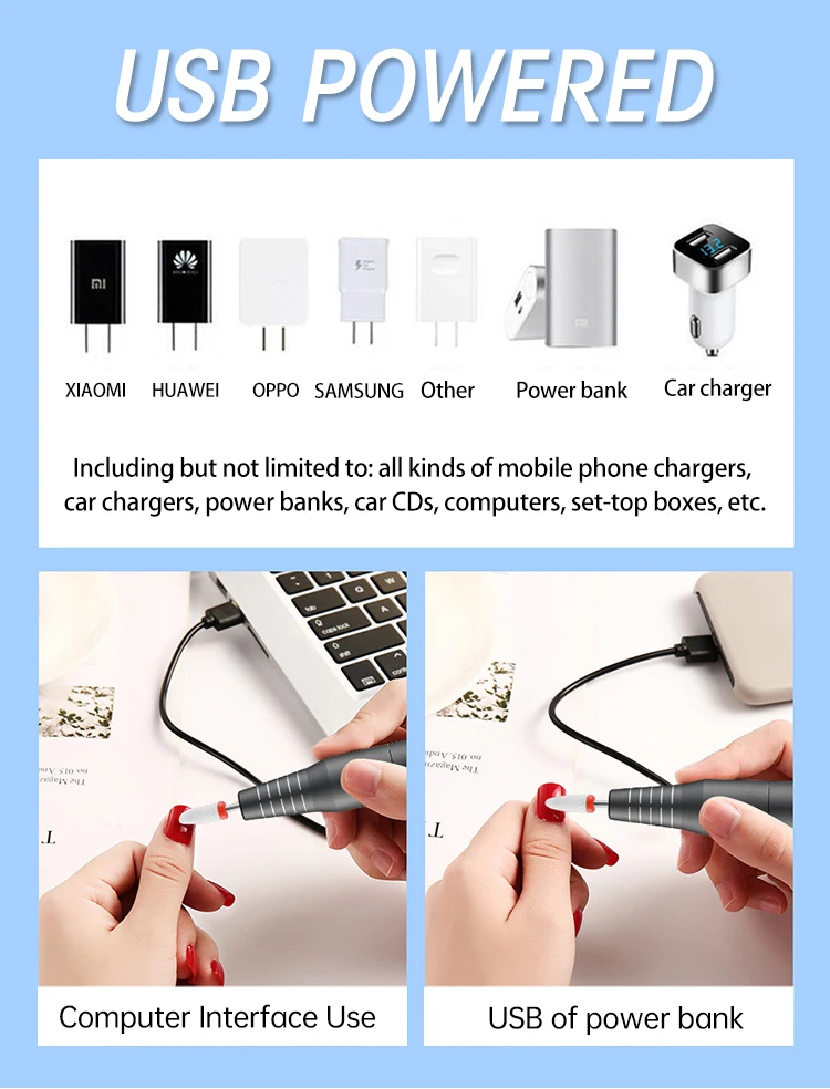 35000RPM Nail Drill Machine Portable Rechargeable Electric Nail File With HD LCD Display Professional Nail Polisher For Manicure