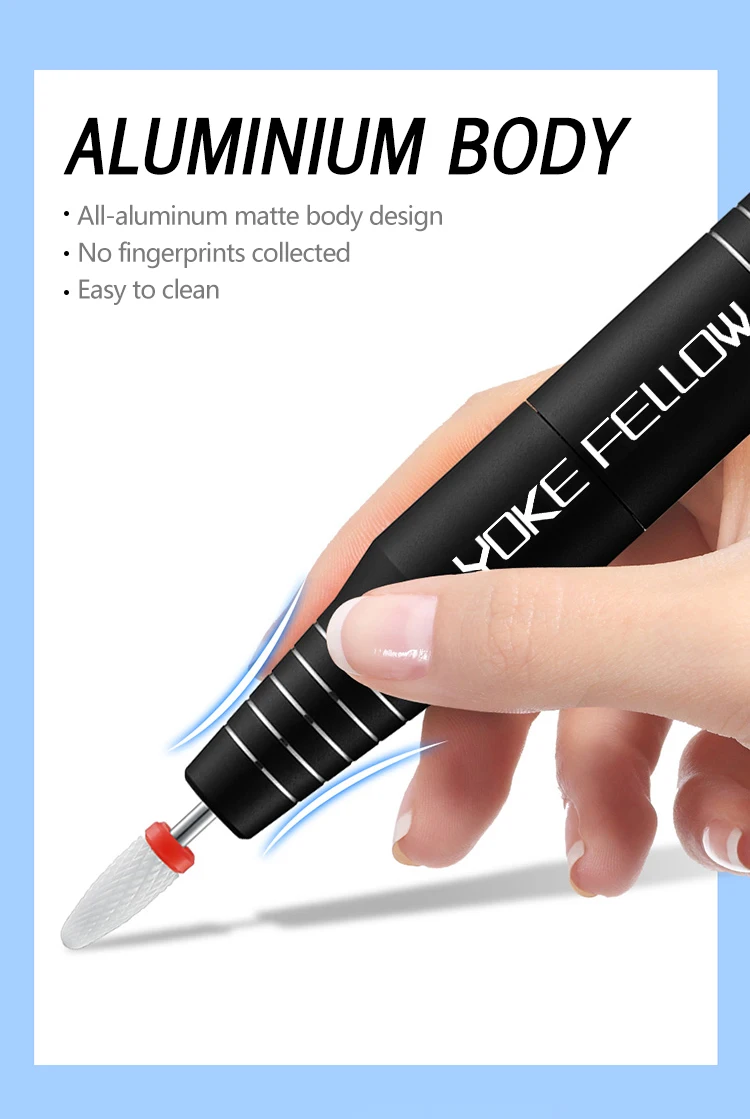 35000RPM Nail Drill Machine Portable Rechargeable Electric Nail File With HD LCD Display Professional Nail Polisher For Manicure